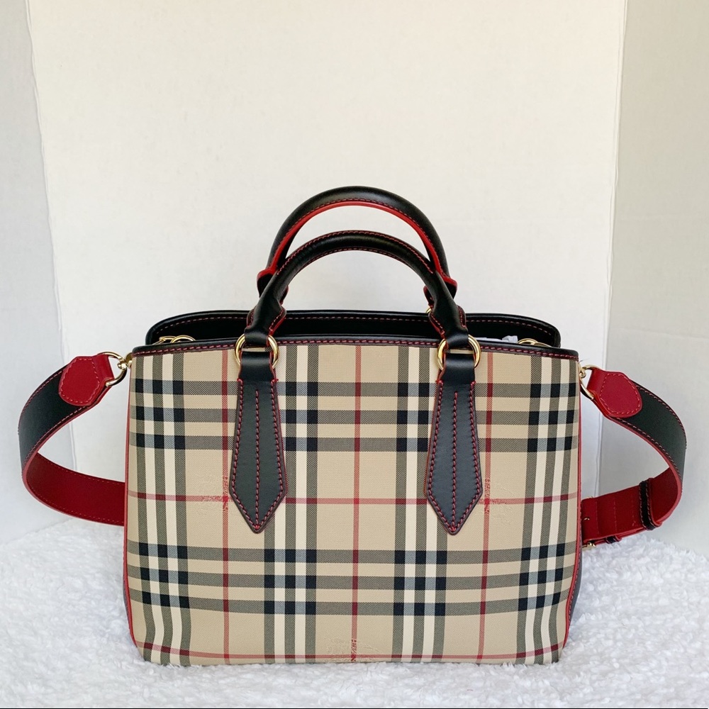 Burberry Ballingdon Medium Horseferry Check Tote
